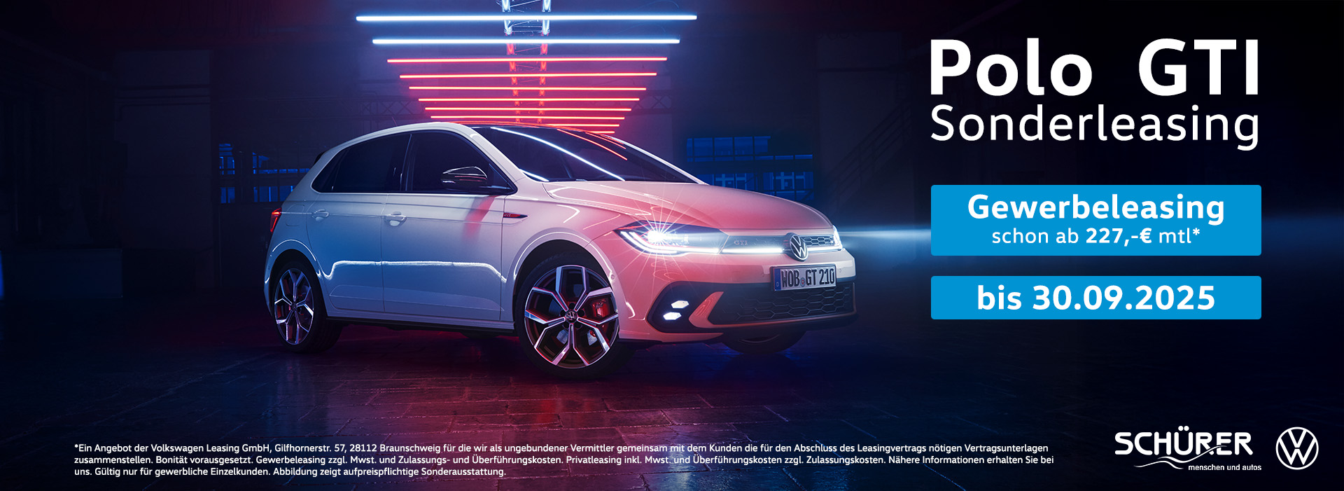 VW Polo GTI Gewerbeleasing Autohaus Schürer GmbH & Co. KG Dießen am Ammersee